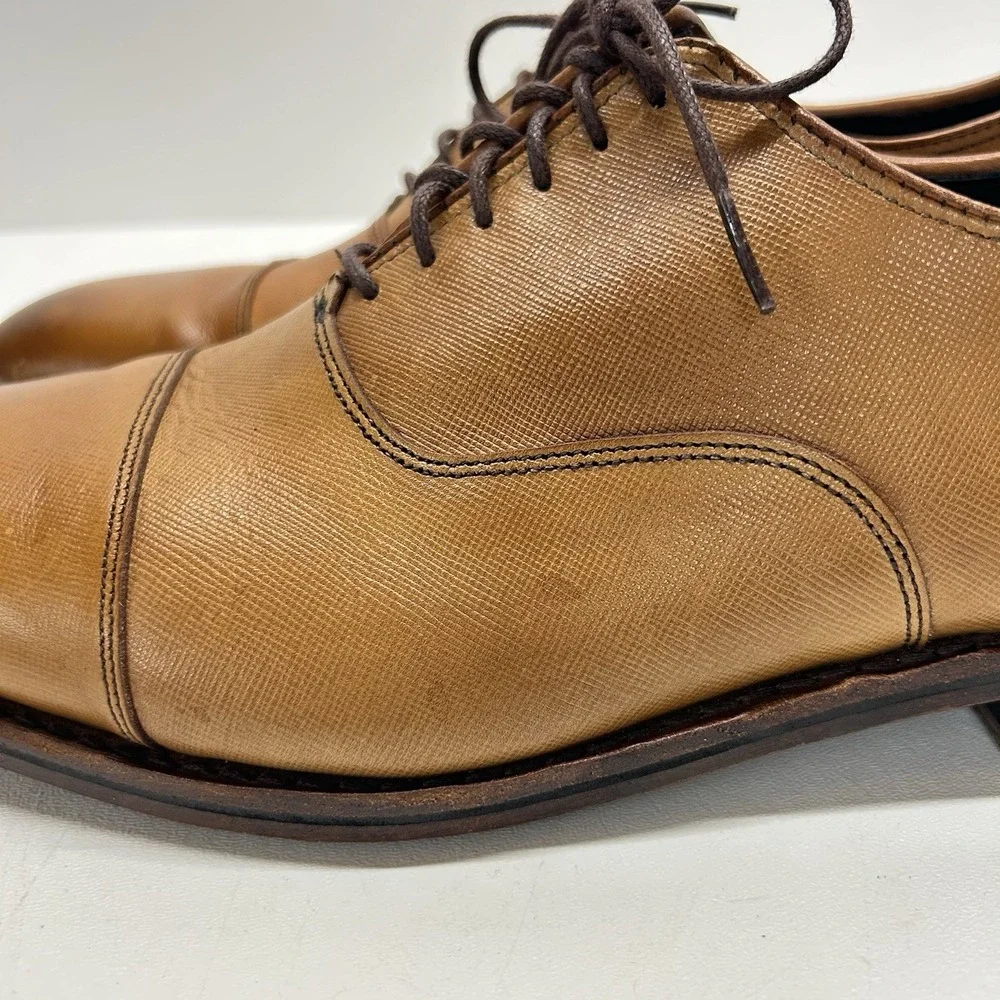 Allen Edmonds Port Washington Bond Street Dress Shoe Oxford Men's 9.5D Walnut